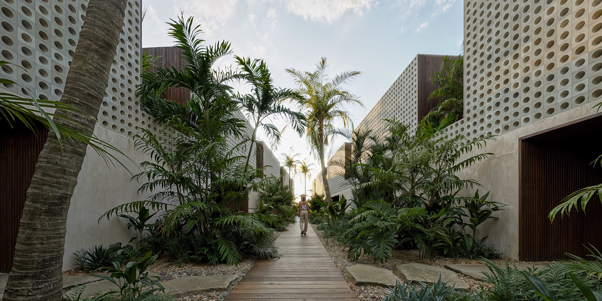 The walkway between the villas, Ananta Nusa Dua